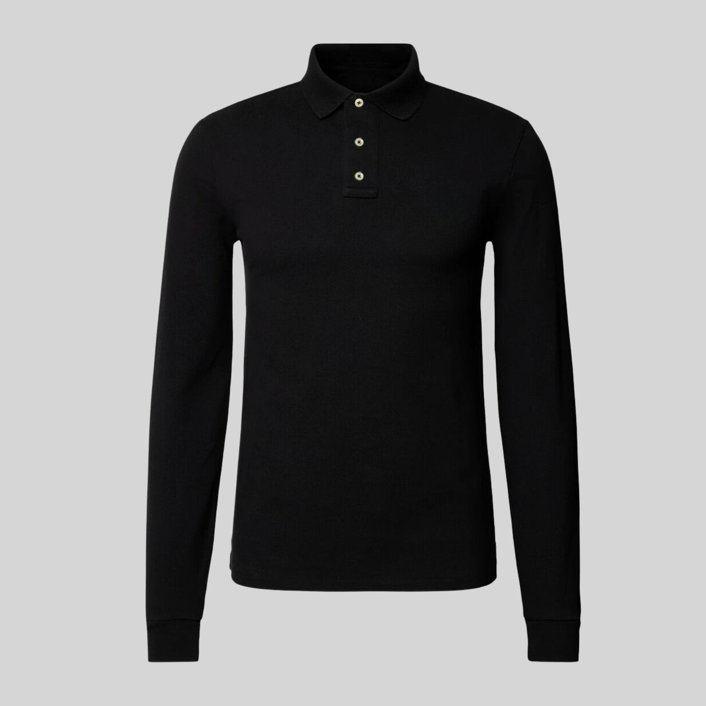1+1 GRATIS | poloshirt met lange mouwen
