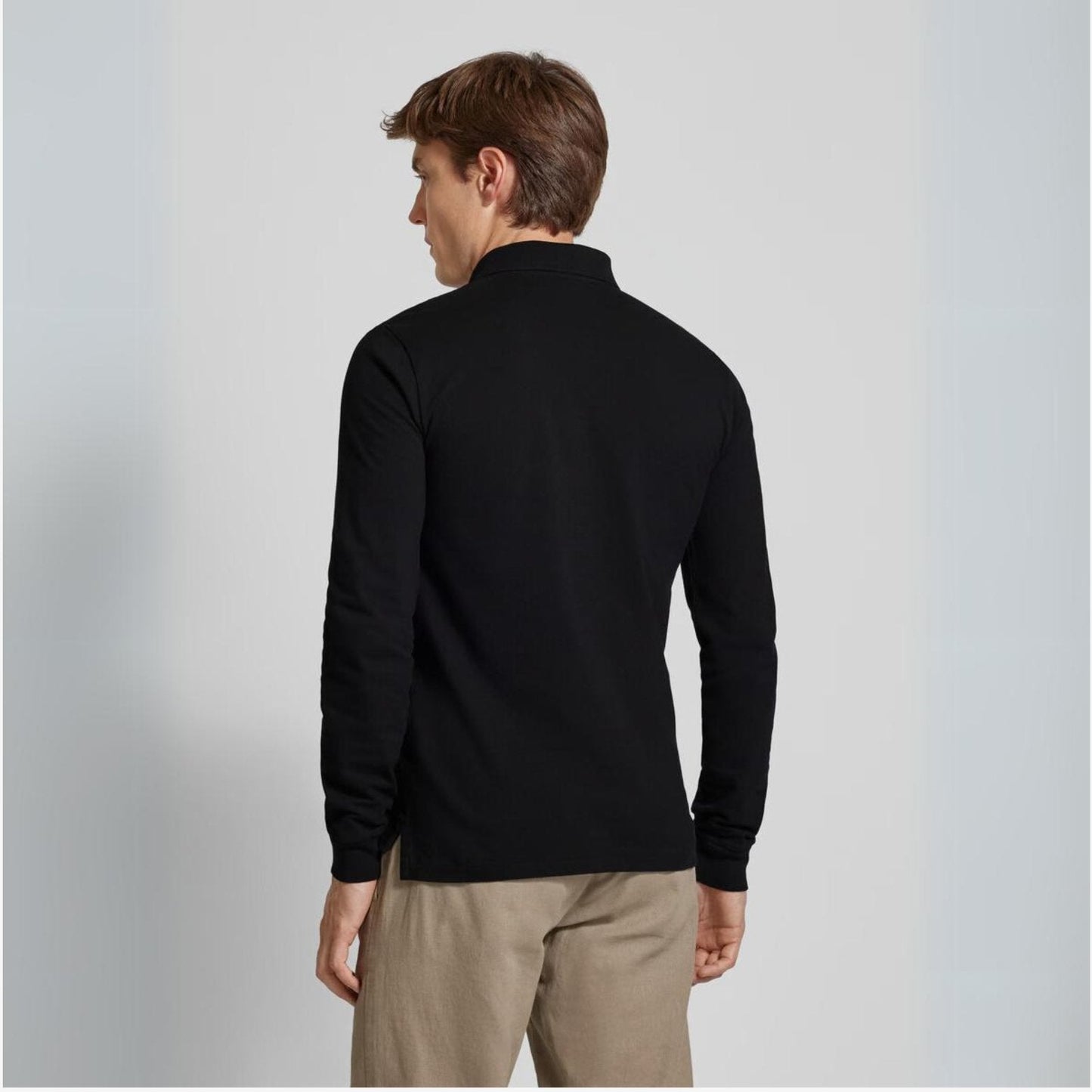 1+1 GRATIS | poloshirt met lange mouwen